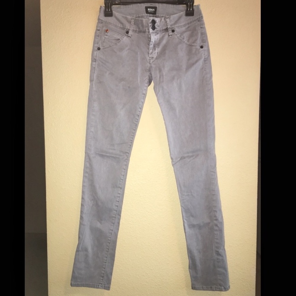 Hudson Gray Collin Flap Skinny Jeans 25